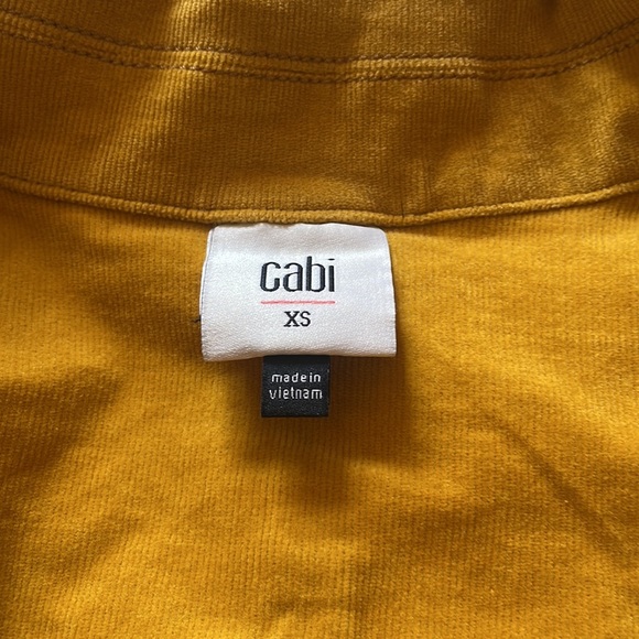 Cabi golden corduroy jacket. Size XS. Super trendy and chic like new - Picture 5 of 8